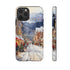 Bustling Victorian Christmas Market - Impact Resistant Phone Case iPhone 11 Pro Glossy